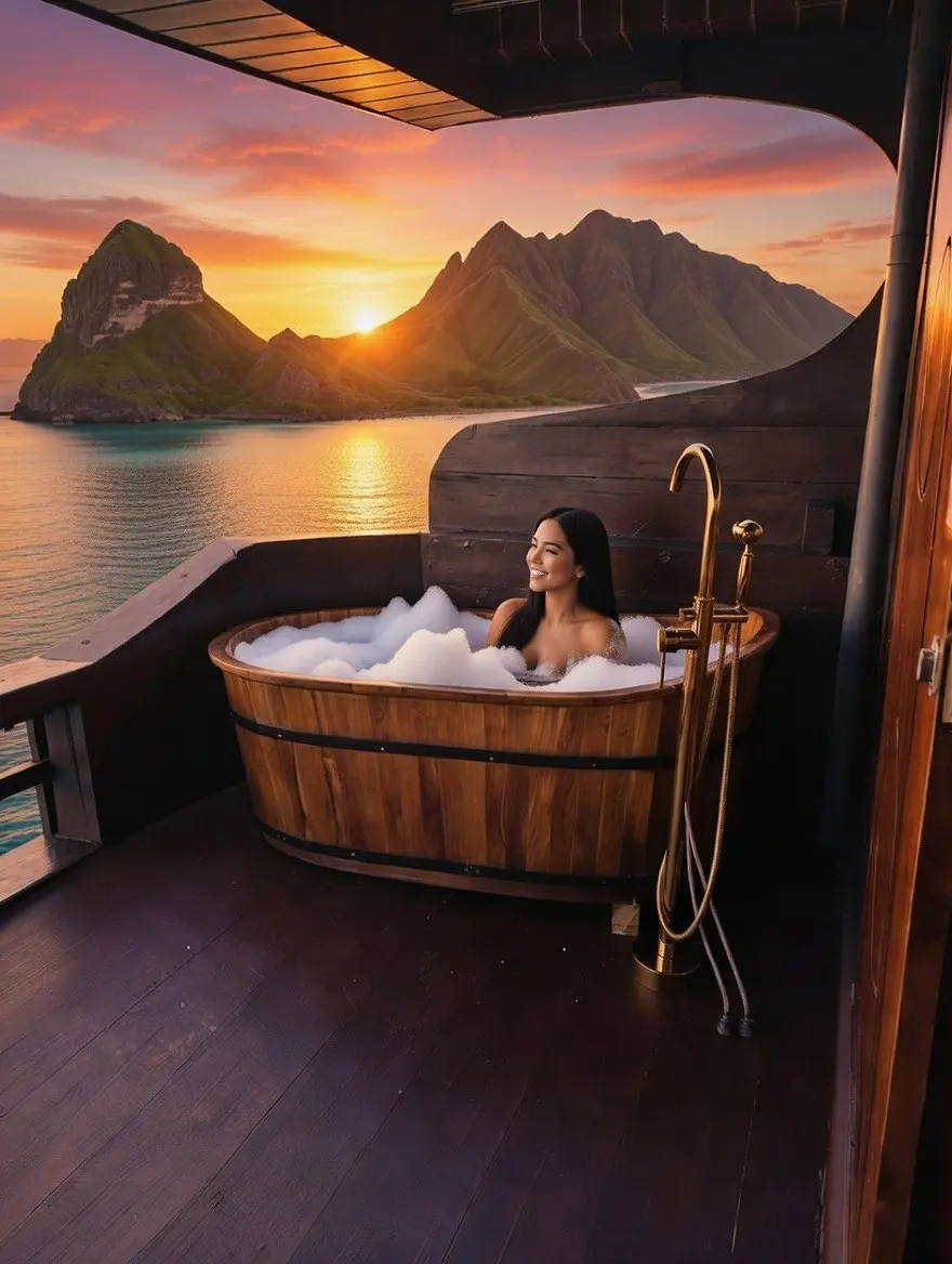 Jawa Master Cabin with Balcony & Bathtub - Image 1